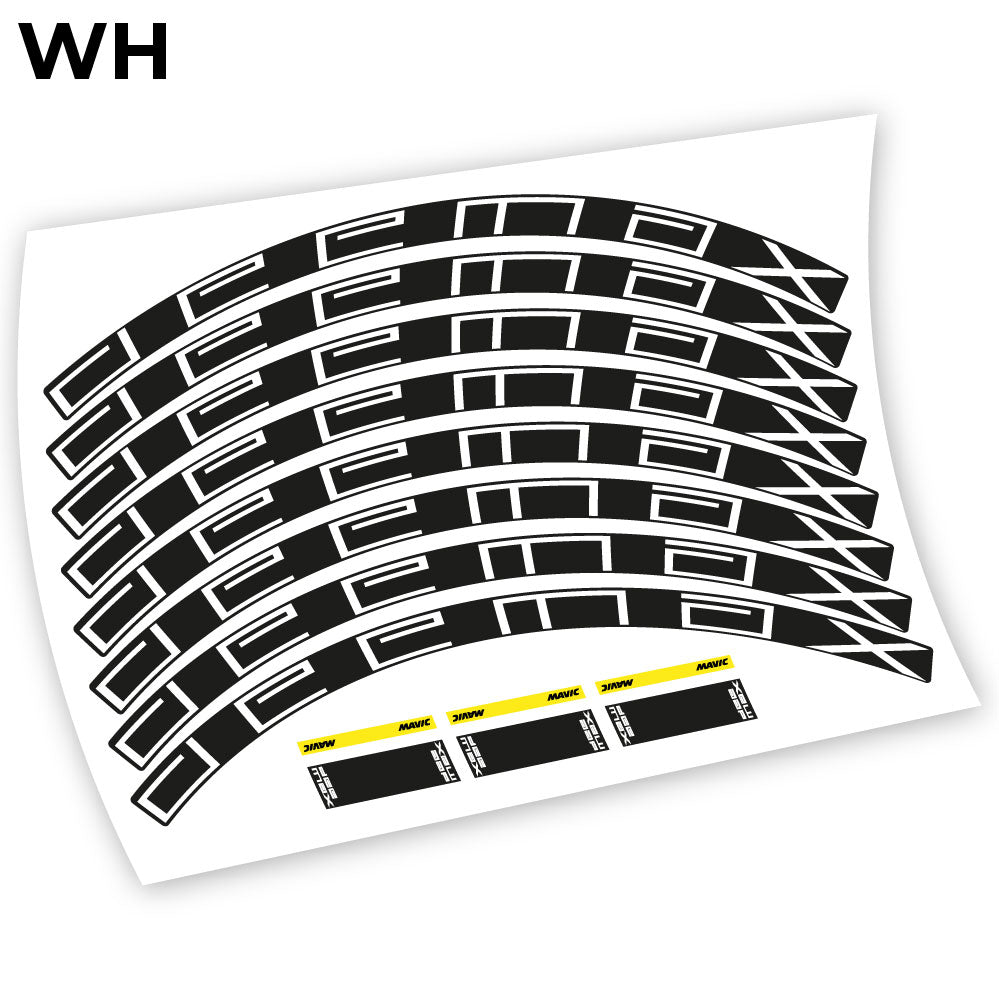 Stickers Mavic Deemax 2021 compatibles Autocollants roues