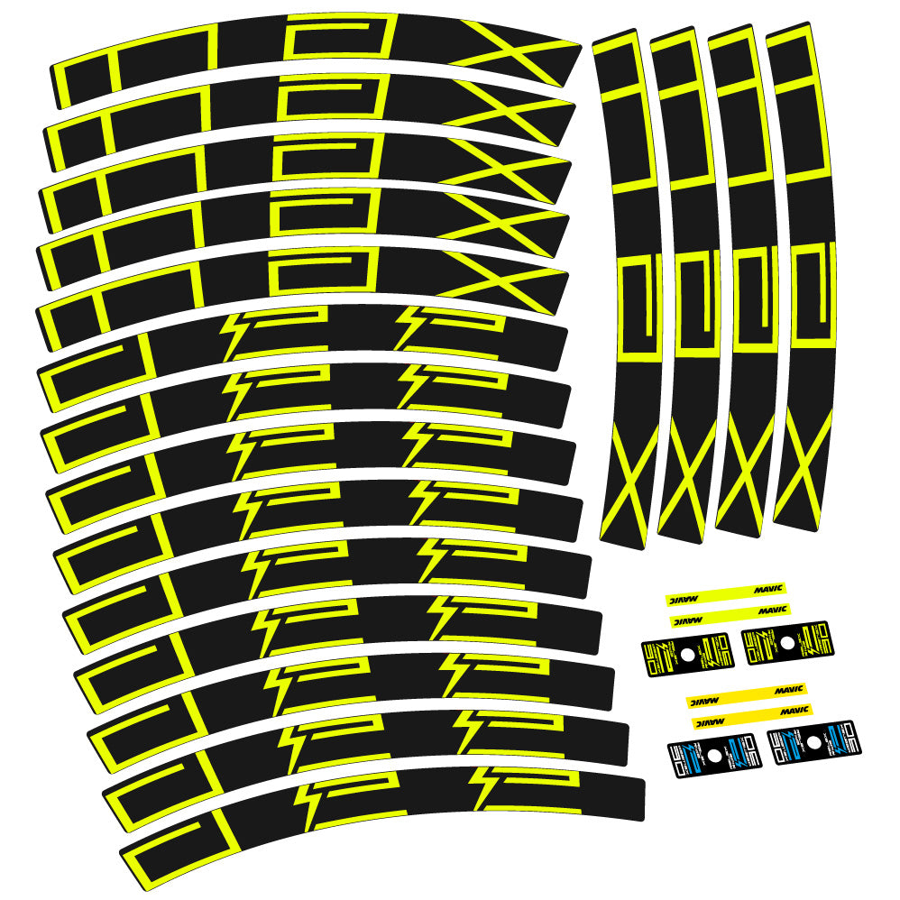 Stickers Mavic EDeemax compatibles Autocollants roues VTT 29"