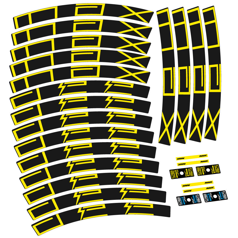 Stickers Mavic EDeemax compatibles Autocollants roues VTT 29"