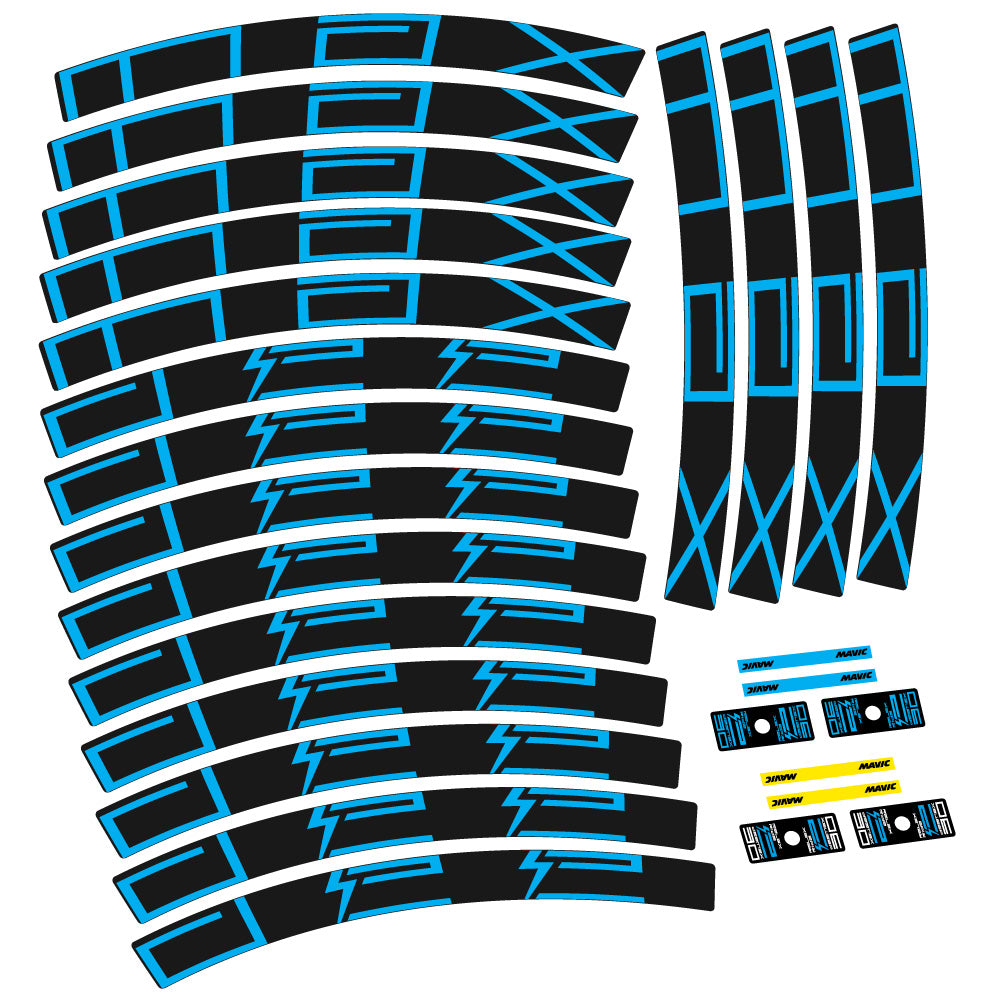 Stickers Mavic EDeemax compatibles Autocollants roues VTT 29"
