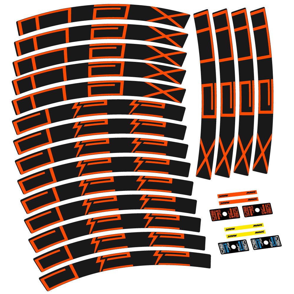Stickers Mavic EDeemax compatibles Autocollants roues VTT 29"