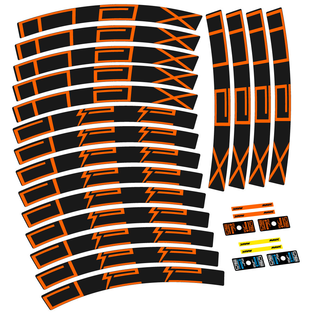 Stickers Mavic EDeemax compatibles Autocollants roues VTT 29"