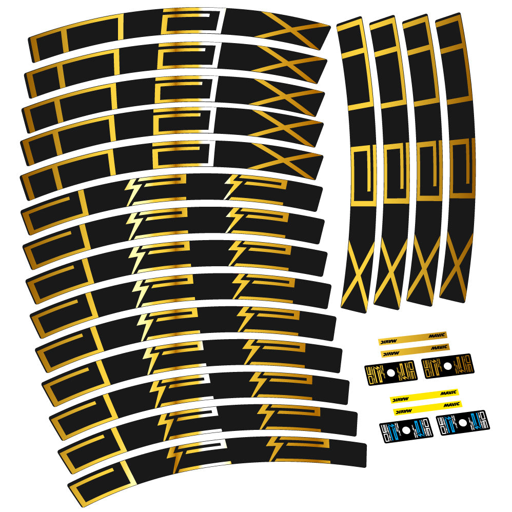 Stickers Mavic EDeemax compatibles Autocollants roues VTT 29"