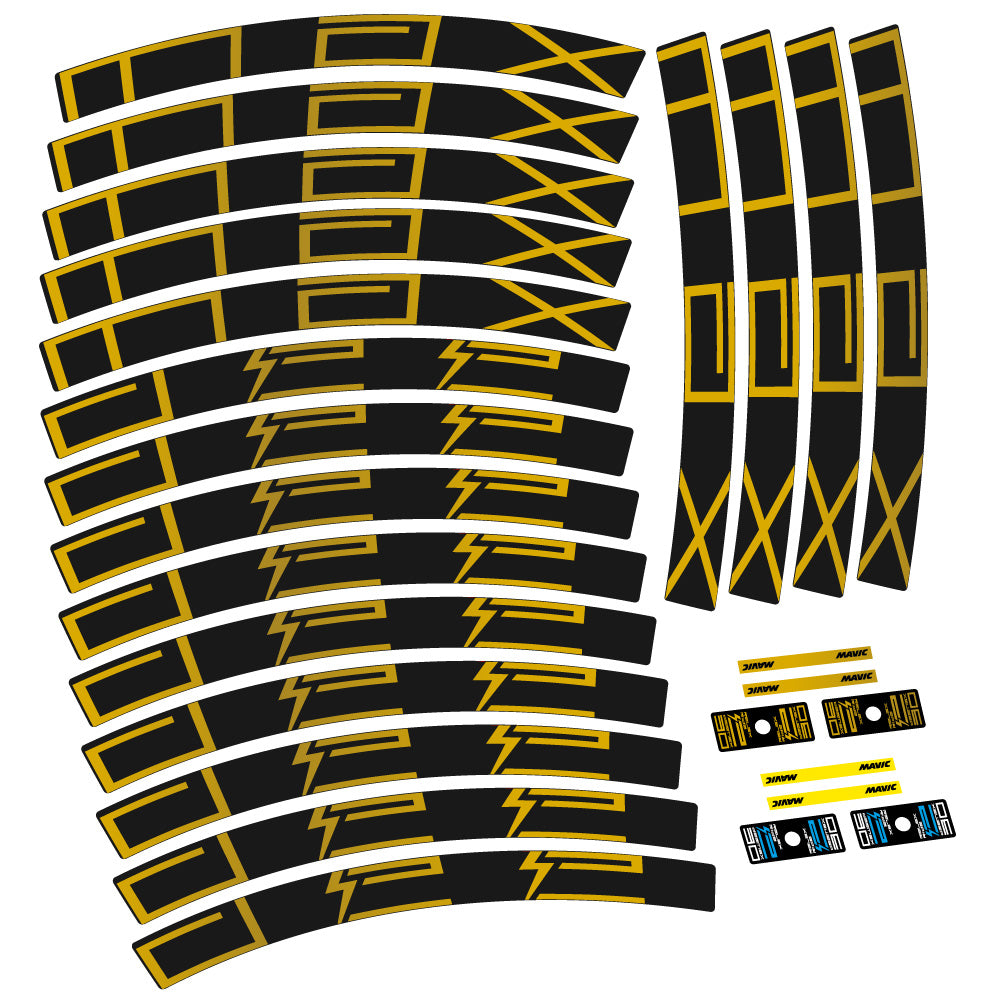 Stickers Mavic EDeemax compatibles Autocollants roues VTT 29"