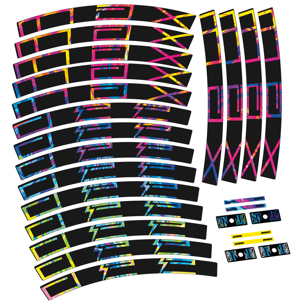 Stickers Mavic EDeemax compatibles Autocollants roues VTT 29"