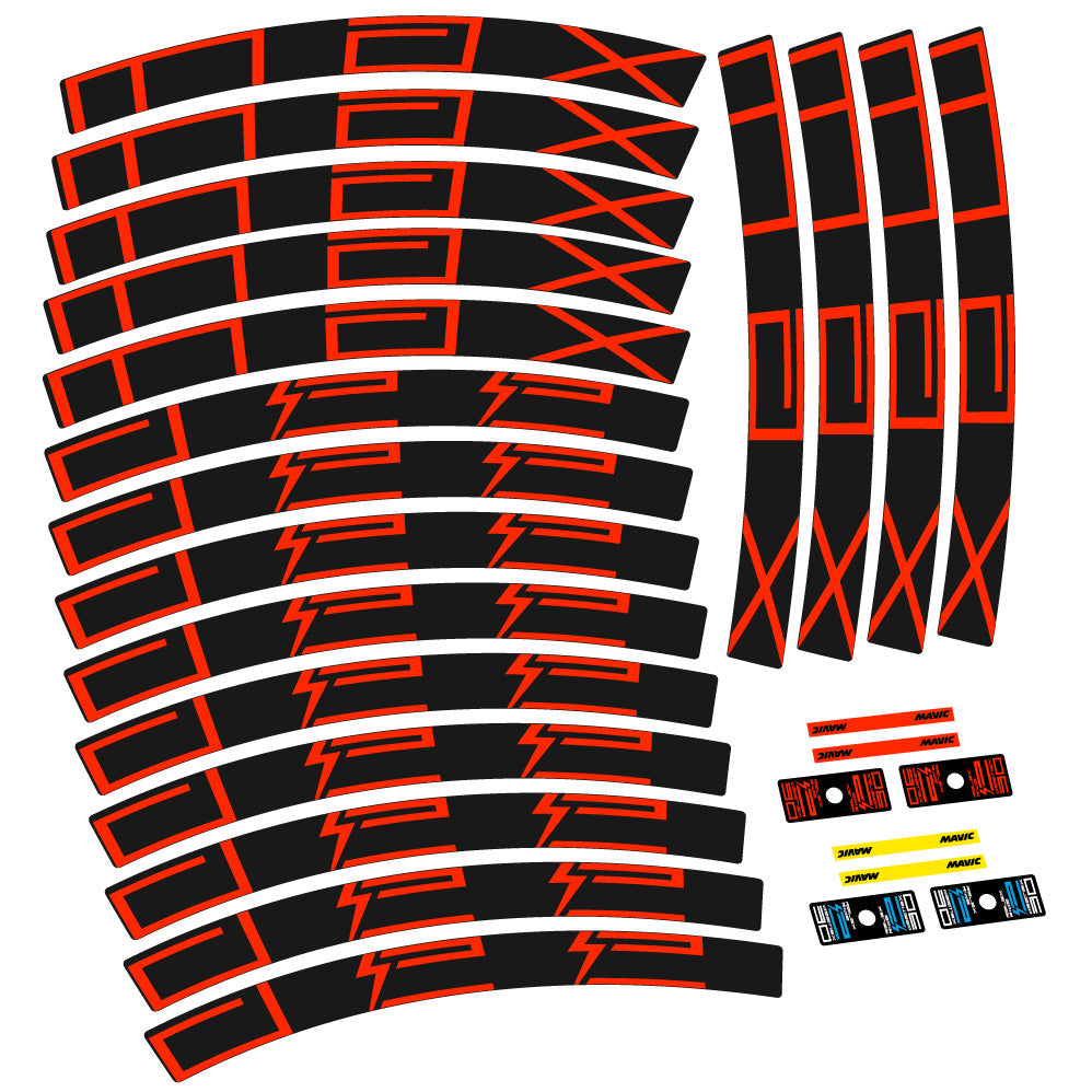 Stickers Mavic EDeemax compatibles Autocollants roues VTT 29"
