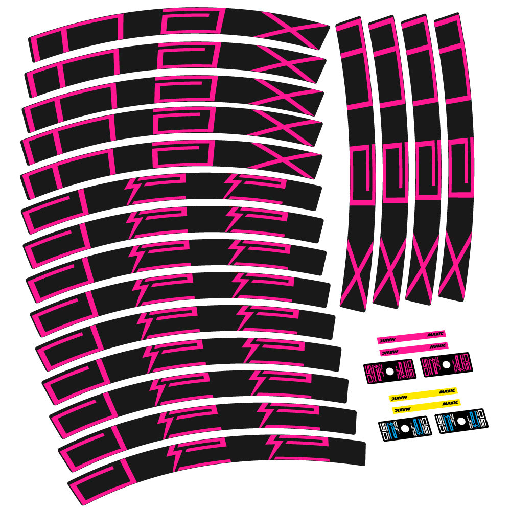 Stickers Mavic EDeemax compatibles Autocollants roues VTT 29"