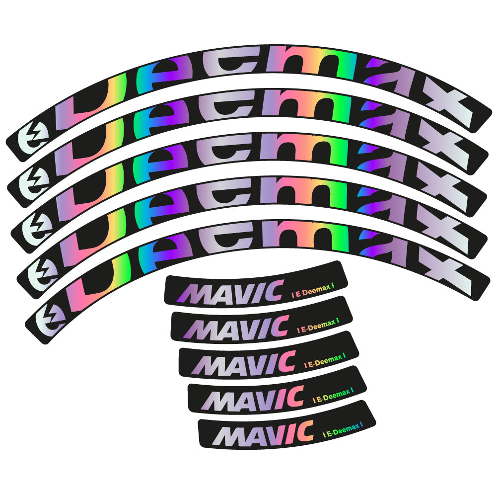 Stickers Mavic Edeemax 2025 compatibles Autocollants roues VTT 29"