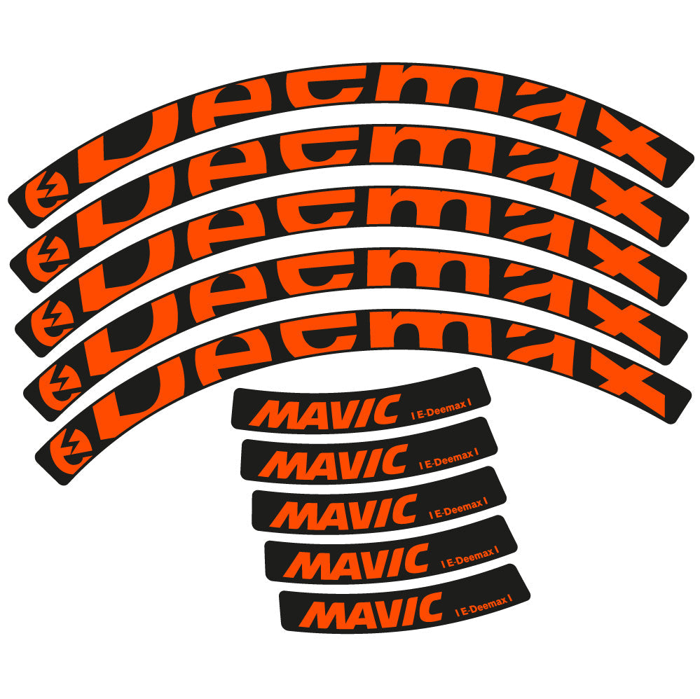 Stickers Mavic Edeemax 2025 compatibles Autocollants roues VTT 29"