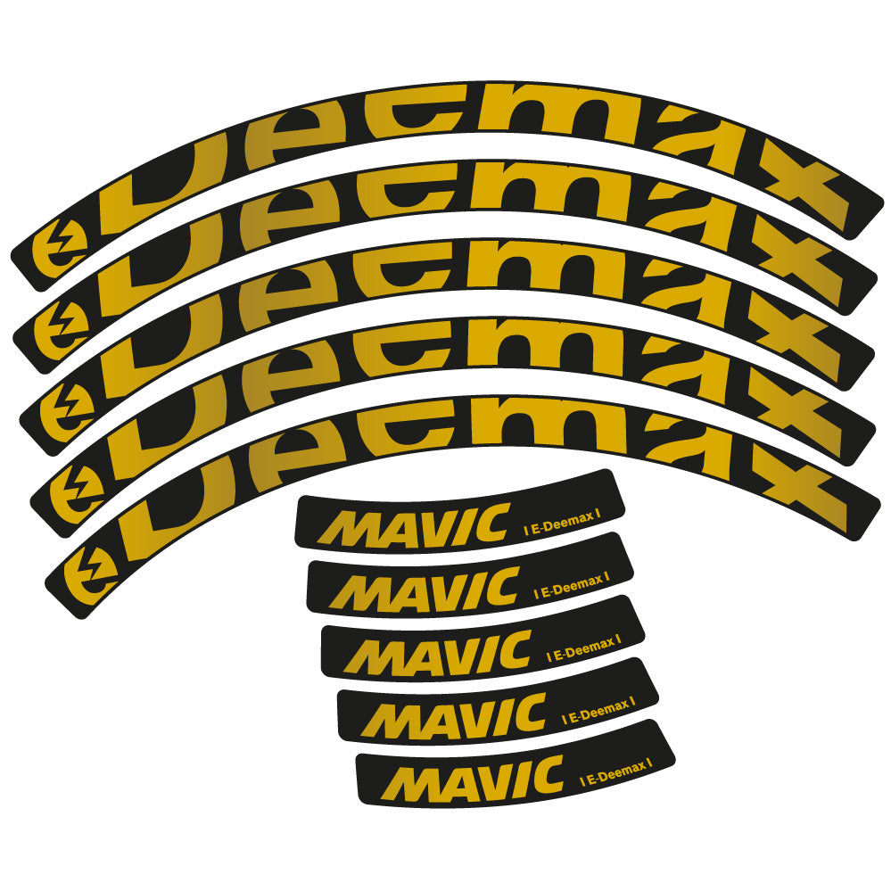 Stickers Mavic Edeemax 2025 compatibles Autocollants roues VTT 29"