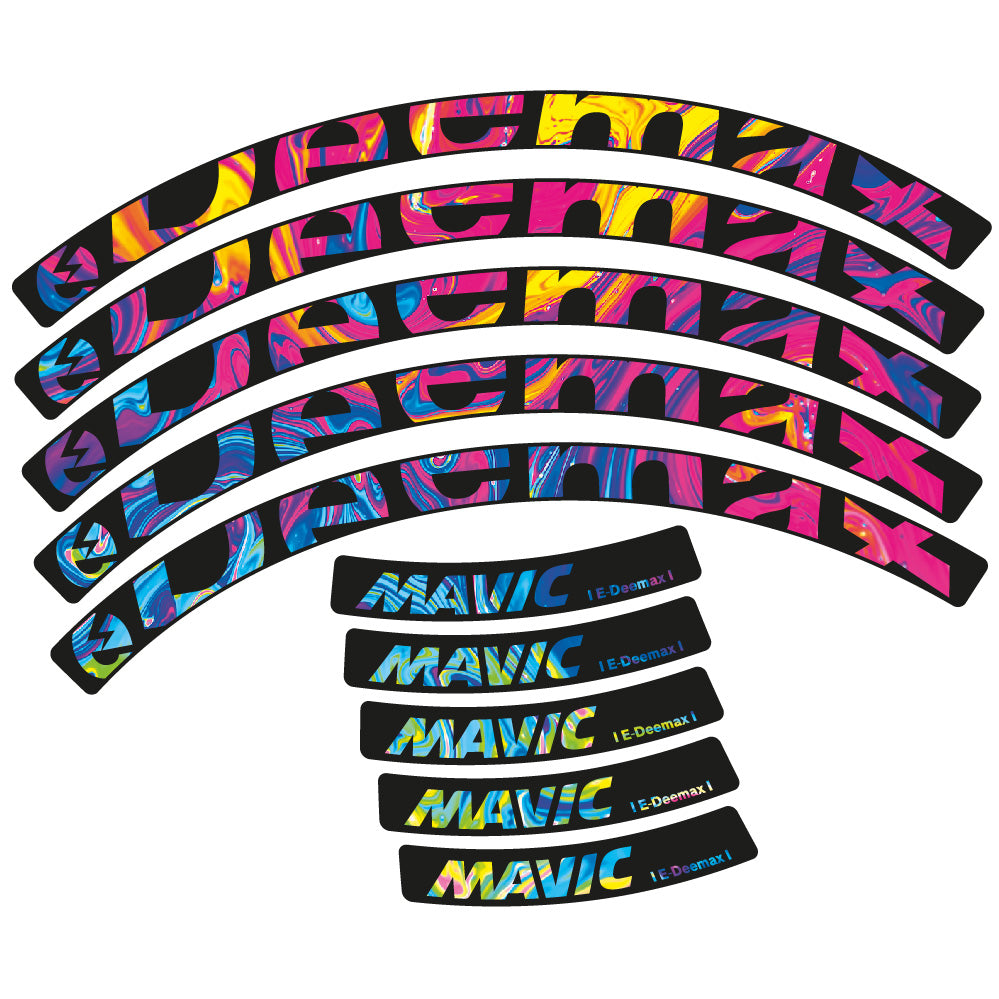 Stickers Mavic Edeemax 2025 compatibles Autocollants roues VTT 29"