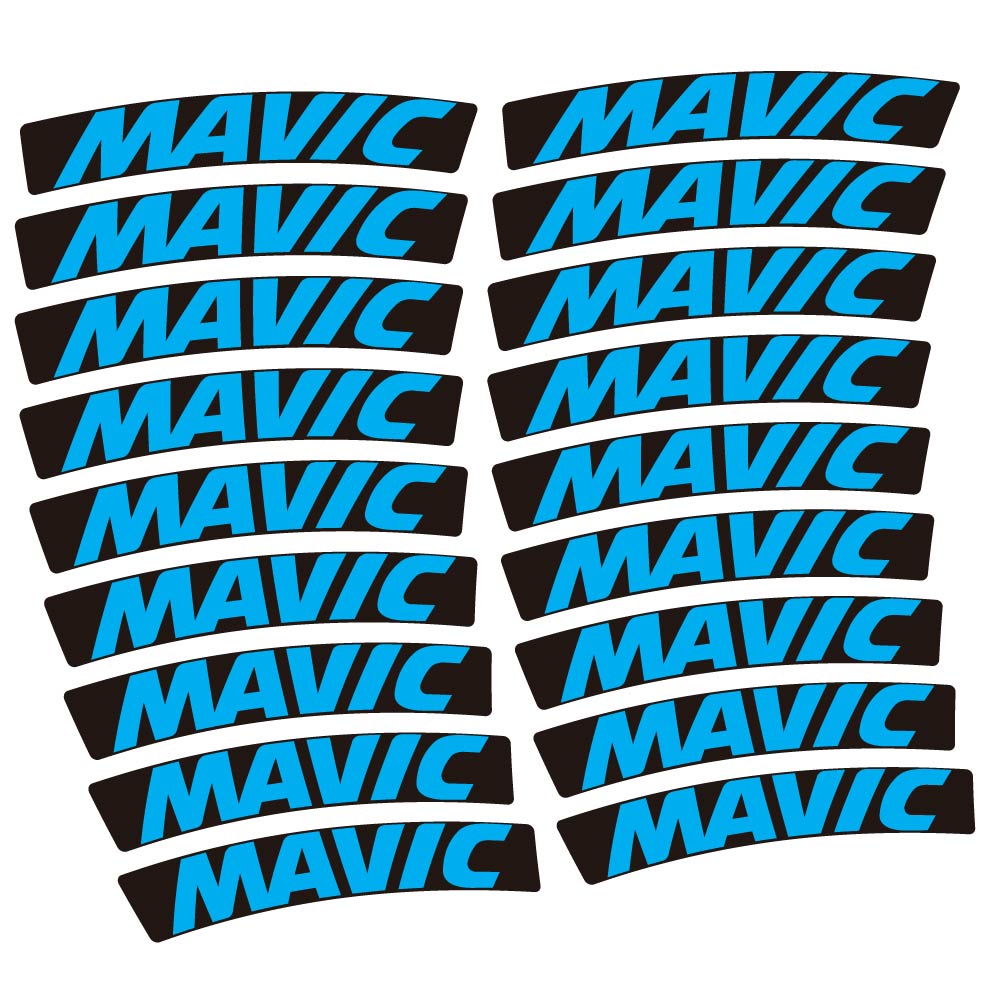 Stickers Mavic compatibles - Autocollants roue vélo VTT
