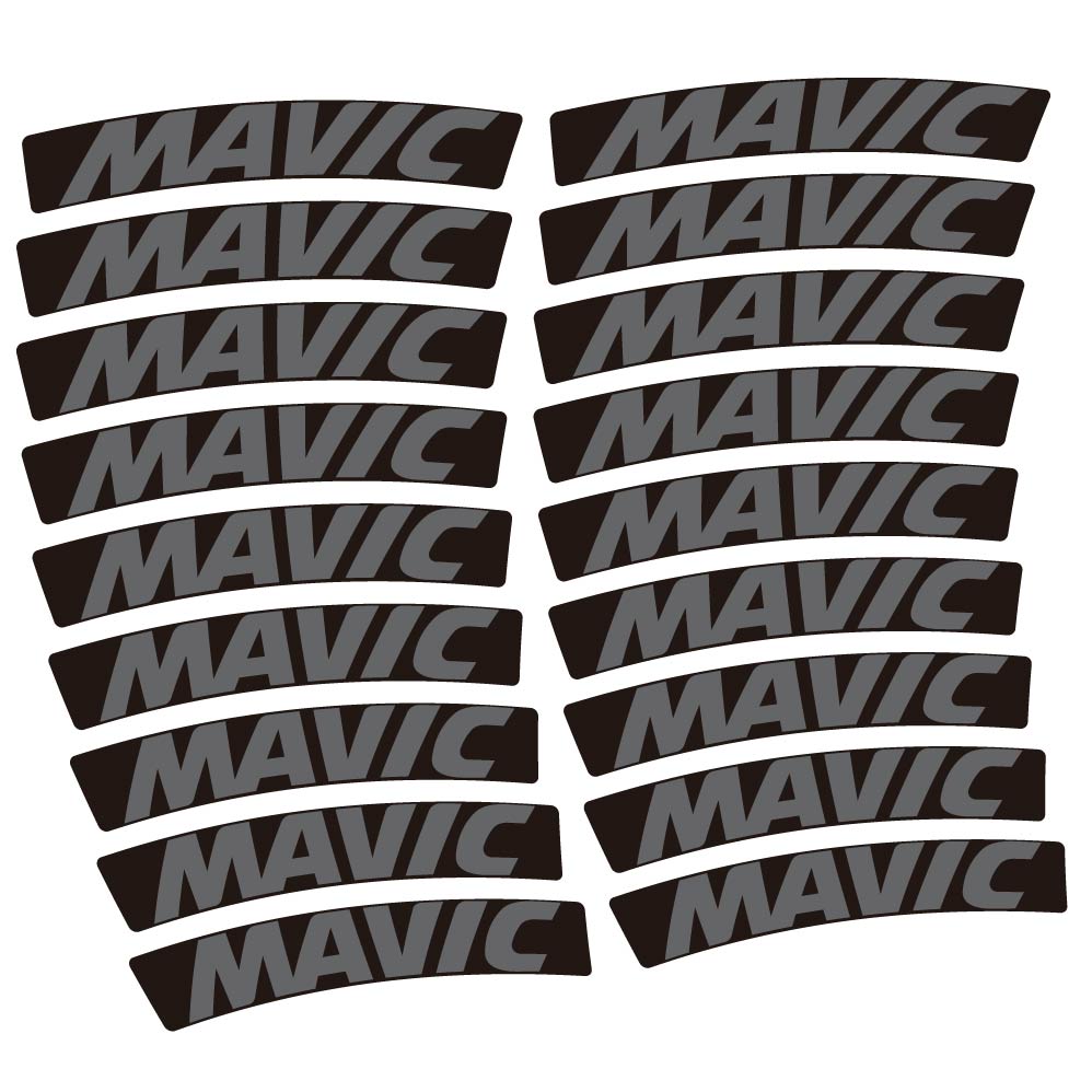 Stickers Mavic compatibles - Autocollants roue vélo VTT