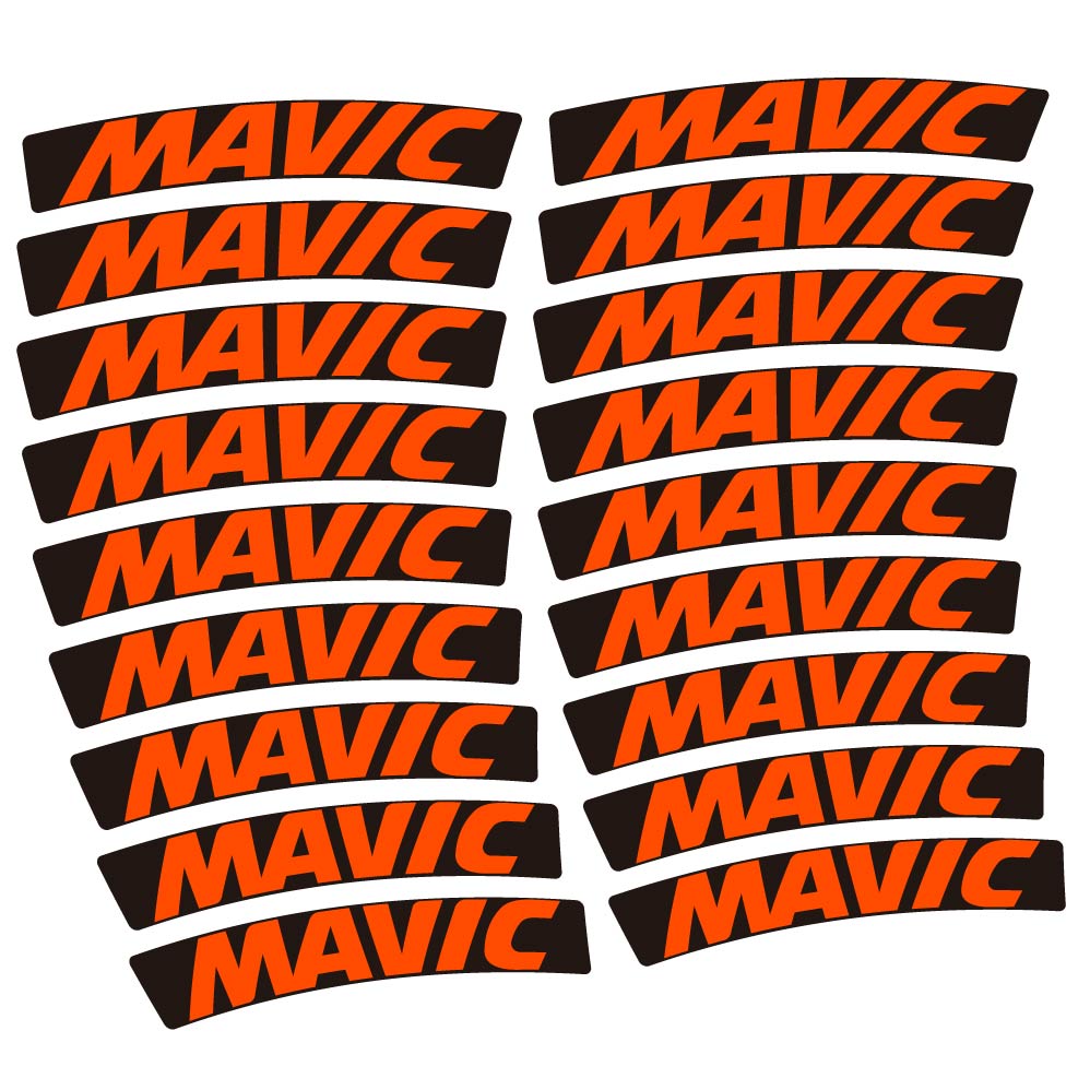 Stickers Mavic compatibles - Autocollants roue vélo VTT