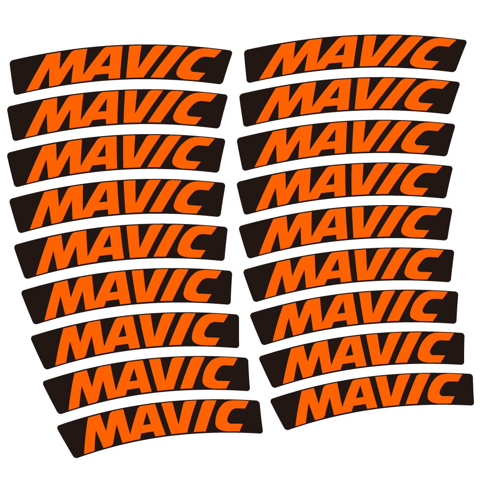 Stickers Mavic compatibles - Autocollants roue vélo VTT