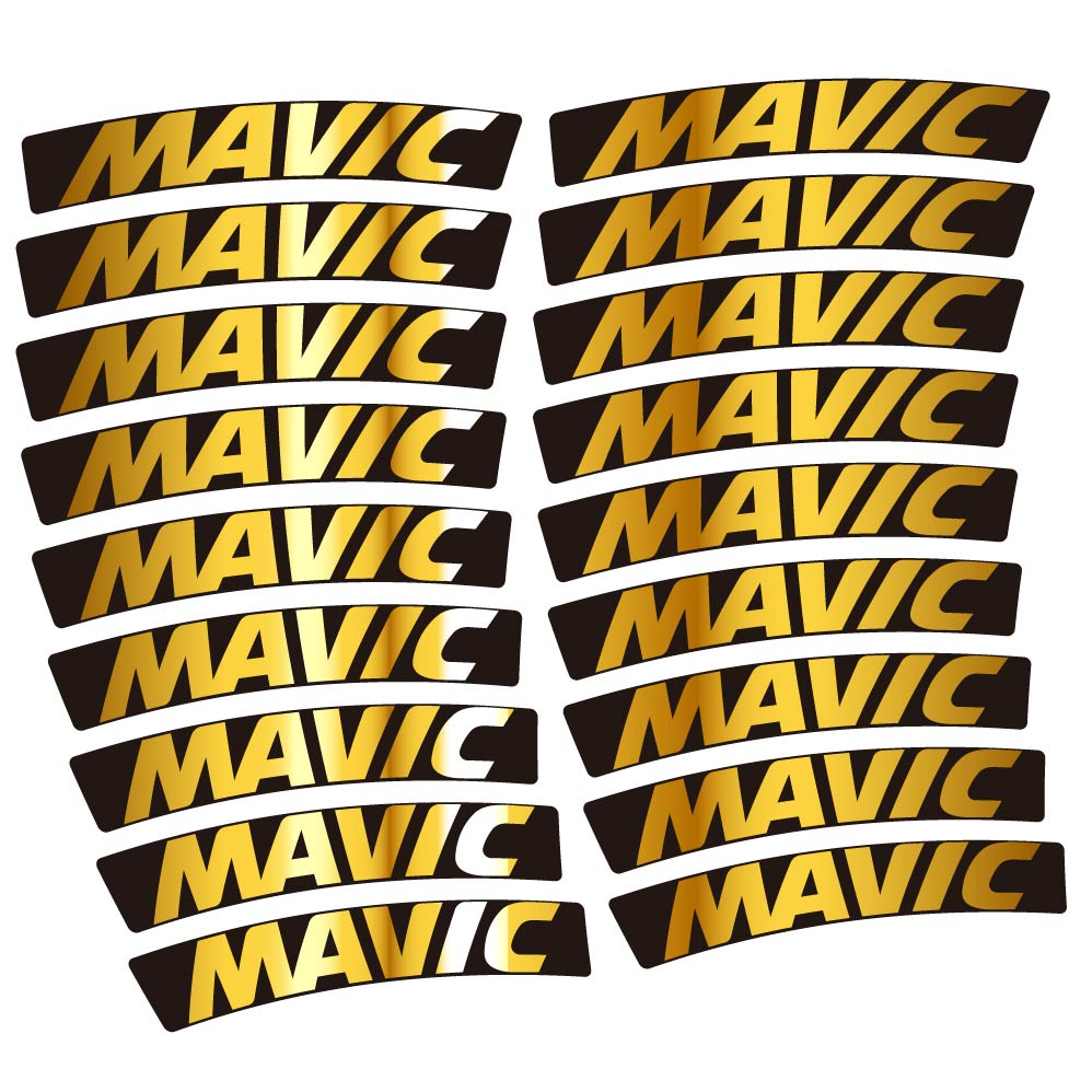 Stickers Mavic compatibles - Autocollants roue vélo VTT