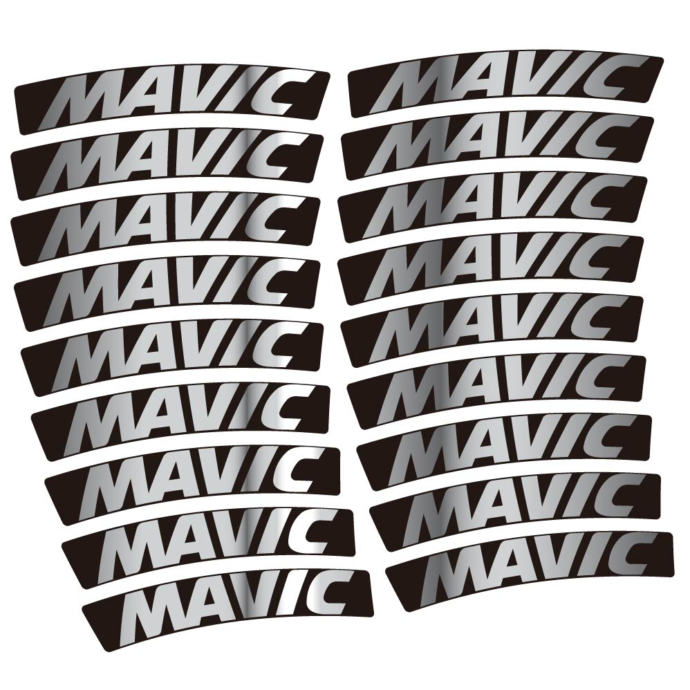 Stickers Mavic compatibles - Autocollants roue vélo VTT