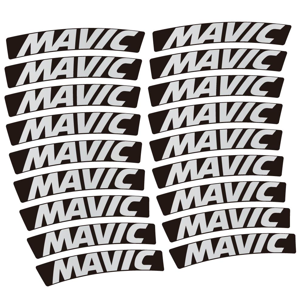 Stickers Mavic compatibles - Autocollants roue vélo VTT