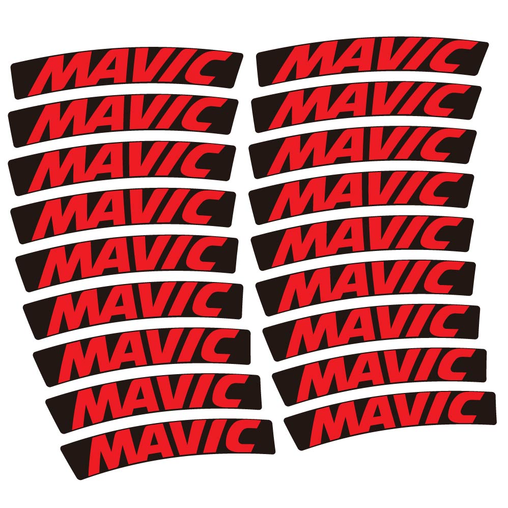 Stickers Mavic compatibles - Autocollants roue vélo VTT