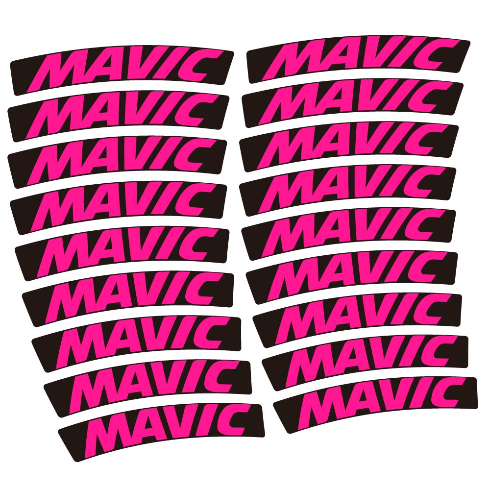 Stickers Mavic compatibles - Autocollants roue vélo VTT