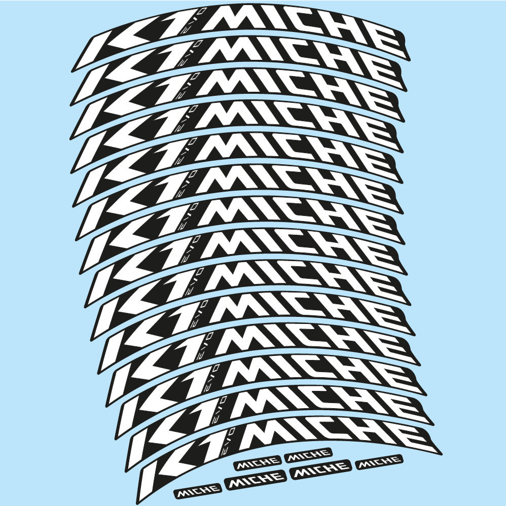 Stickers Miche K1 EVO compatibles Autocollants roues VTT 29"