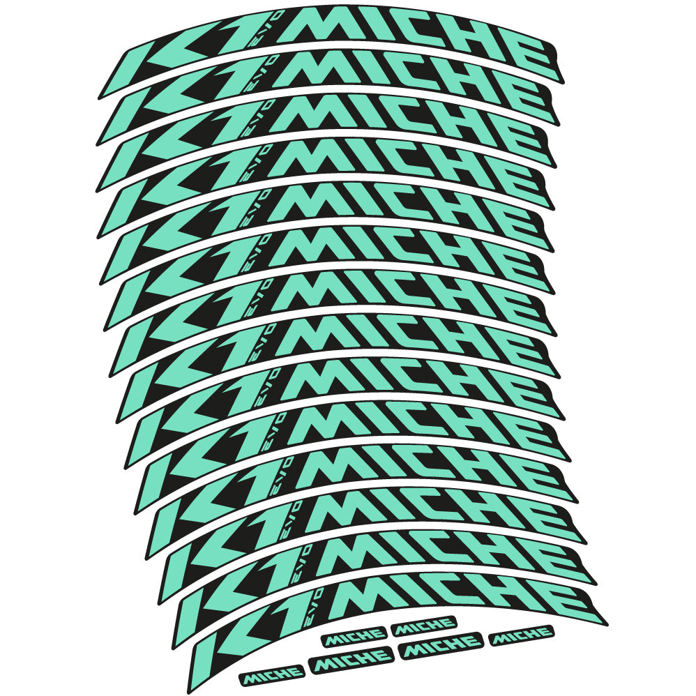 Stickers Miche K1 EVO compatibles Autocollants roues VTT 29"