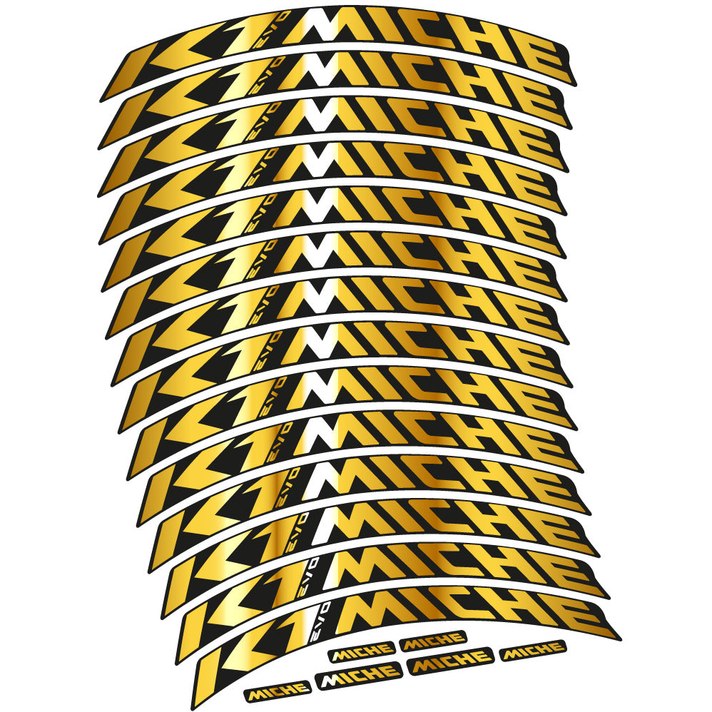 Stickers Miche K1 EVO compatibles Autocollants roues VTT 29"