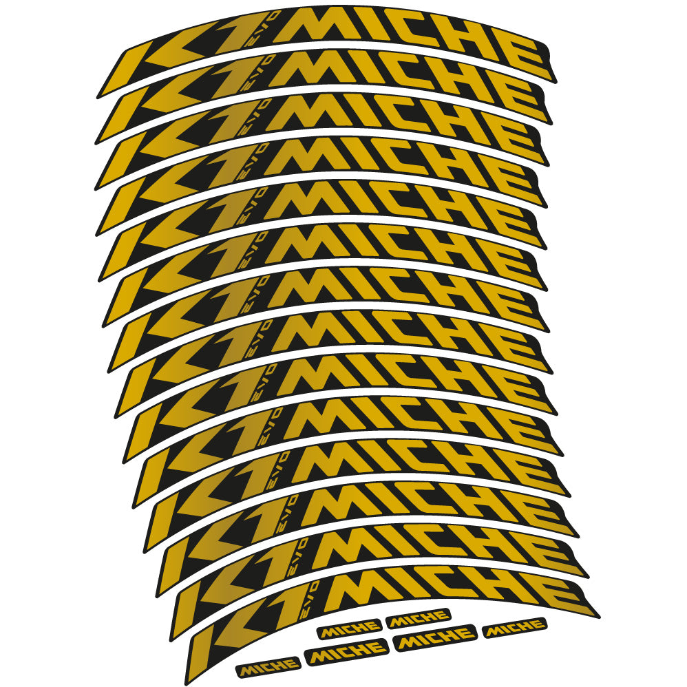 Stickers Miche K1 EVO compatibles Autocollants roues VTT 29"