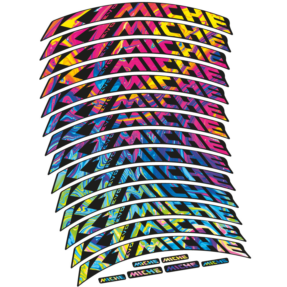 Stickers Miche K1 EVO compatibles Autocollants roues VTT 29"