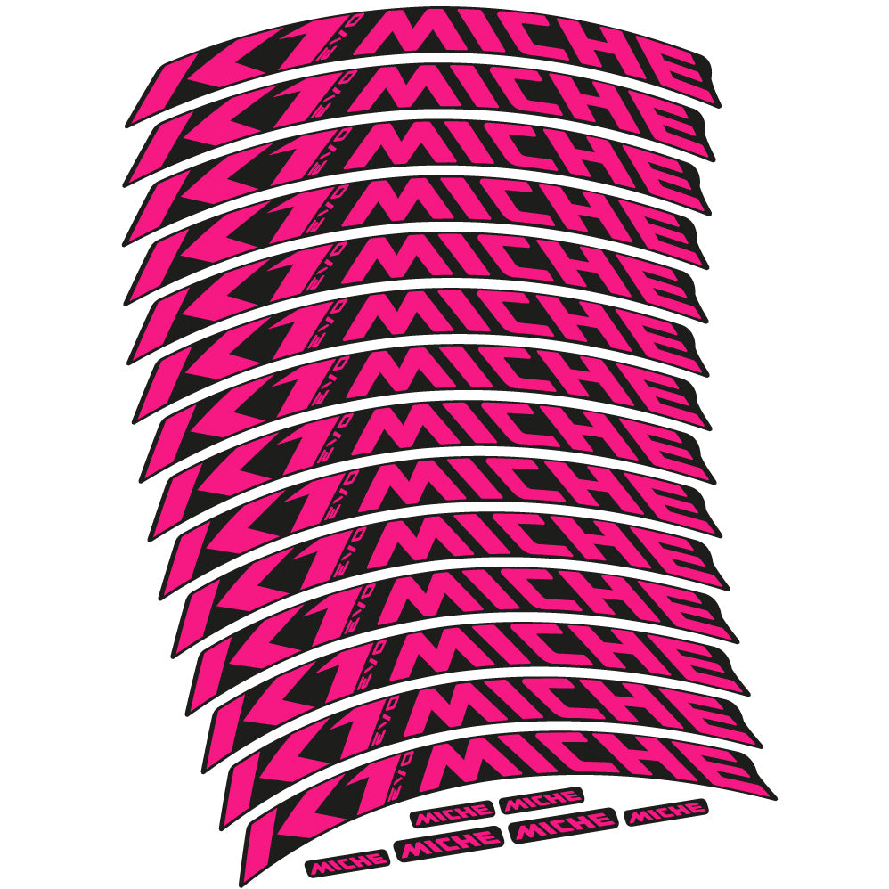 Stickers Miche K1 EVO compatibles Autocollants roues VTT 29"