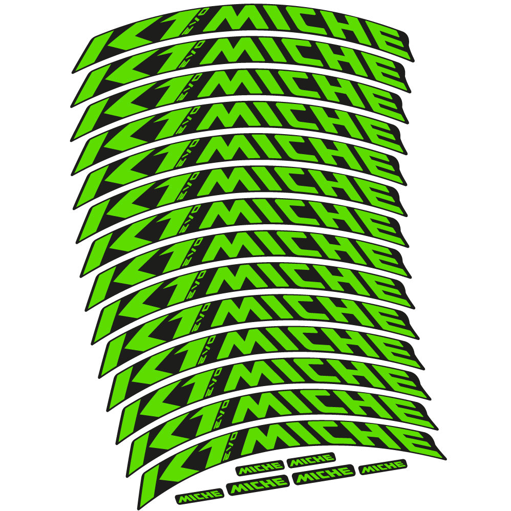Stickers Miche K1 EVO compatibles Autocollants roues VTT 29"