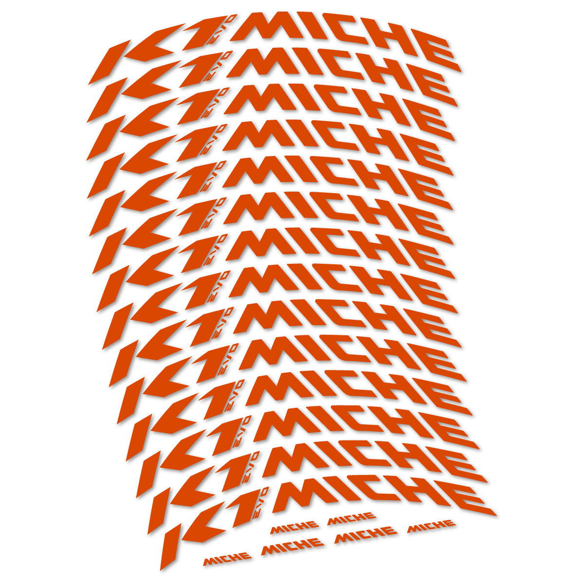Stickers compatibles Miche K1 Evo pour jantes VTT 29" – autocollants vinyle - Argile