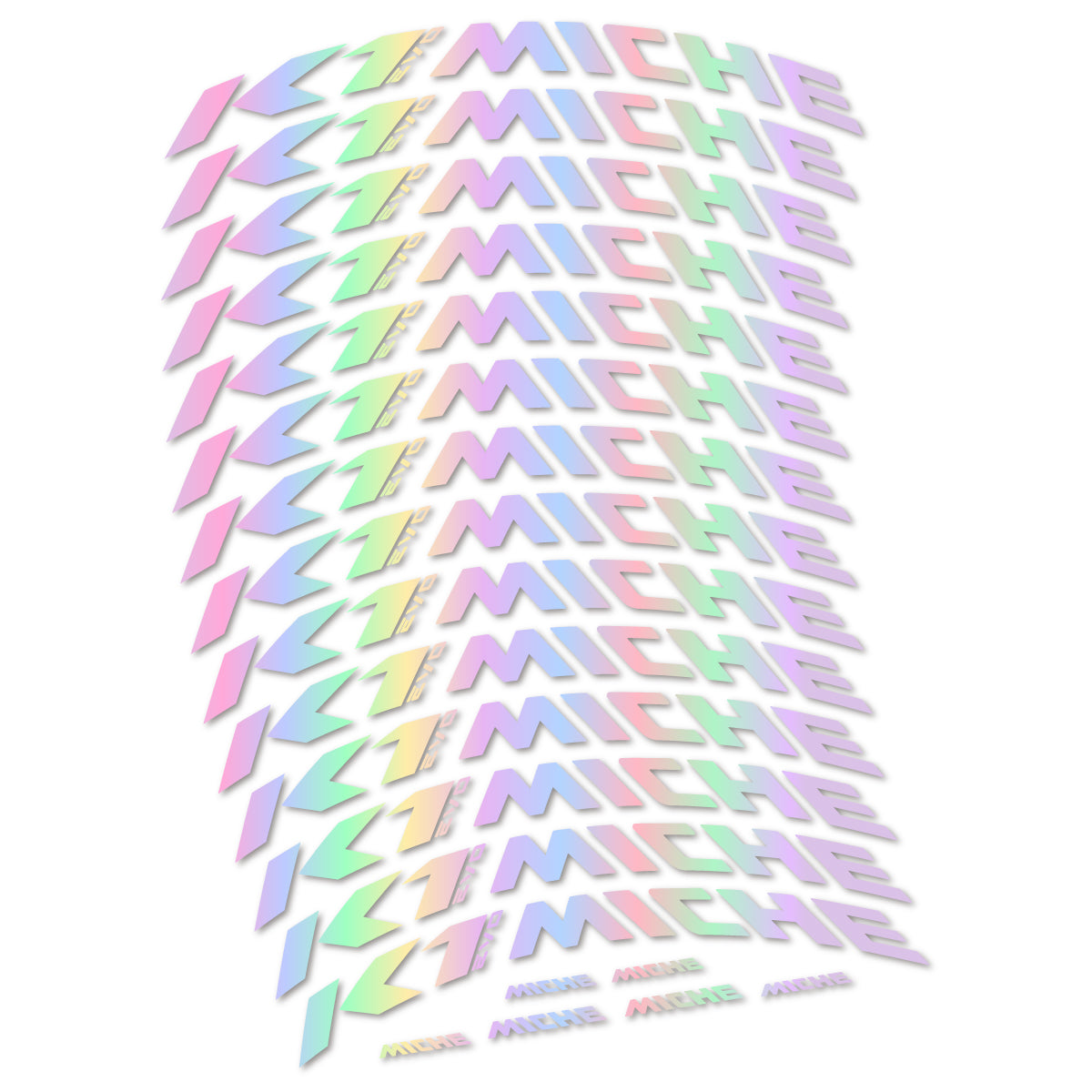 Stickers compatibles Miche K1 Evo pour jantes VTT 29" – autocollants vinyle - Holographique