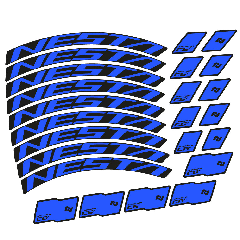Stickers Nesta Vastator C6 compatibles Autocollants roues VTT 29"