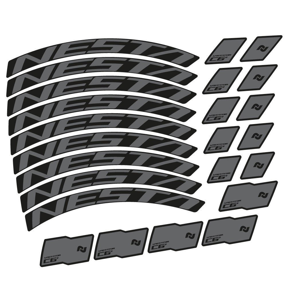 Stickers Nesta Vastator C6 compatibles Autocollants roues VTT 29"