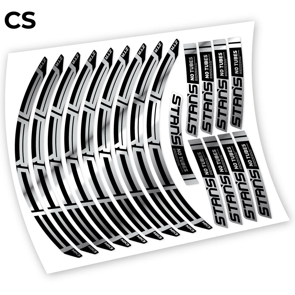 Stickers Notubes ZTR Arch MK3 2018 compatibles Autocollants roues