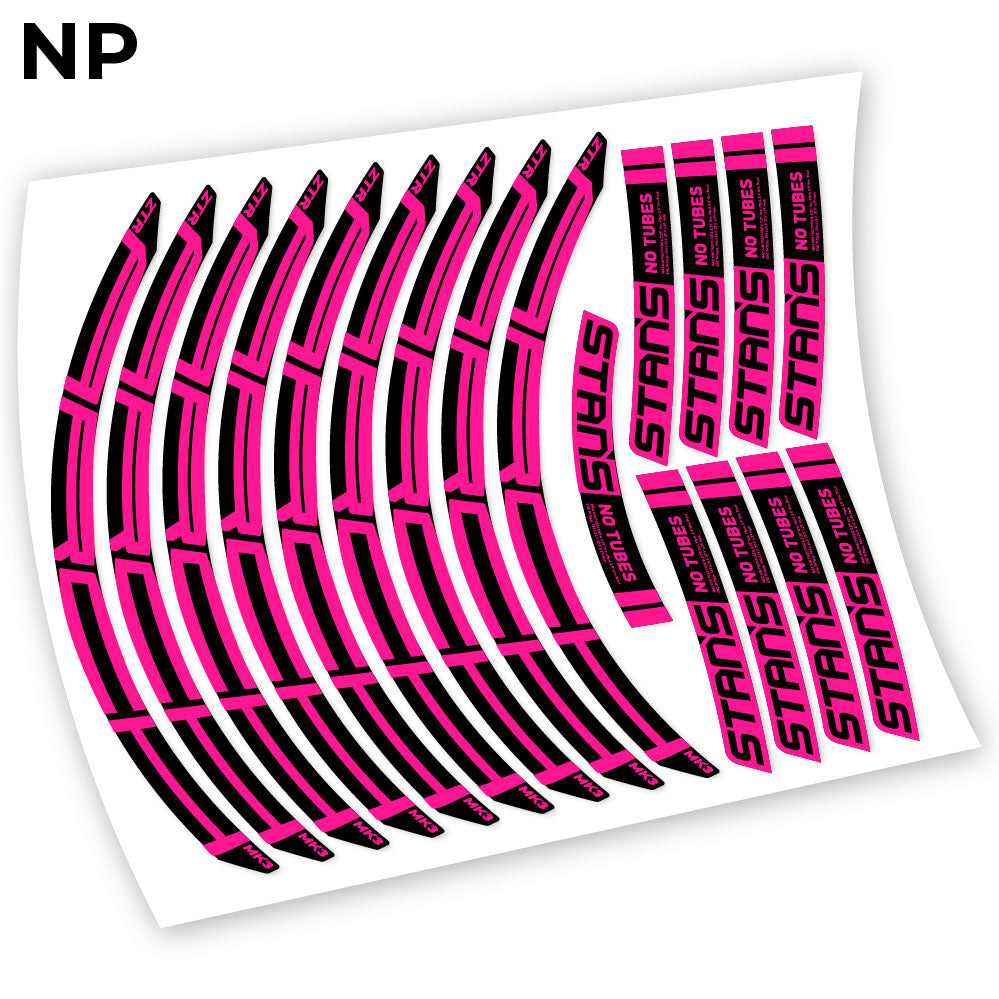 Stickers Notubes ZTR Arch MK3 2018 compatibles Autocollants roues
