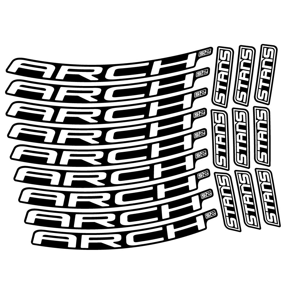 Stickers Stans Arch S2 Ver.2 compatibles Autocollants roues VTT 29"