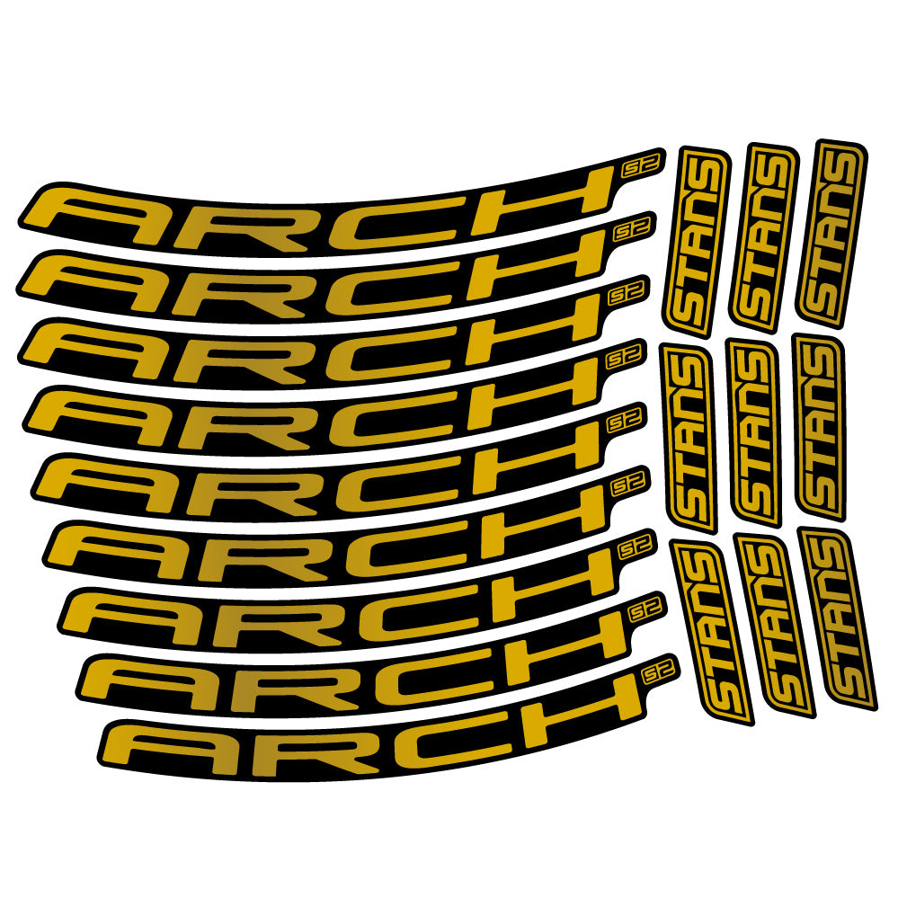 Stickers Stans Arch S2 Ver.2 compatibles Autocollants roues VTT 29"
