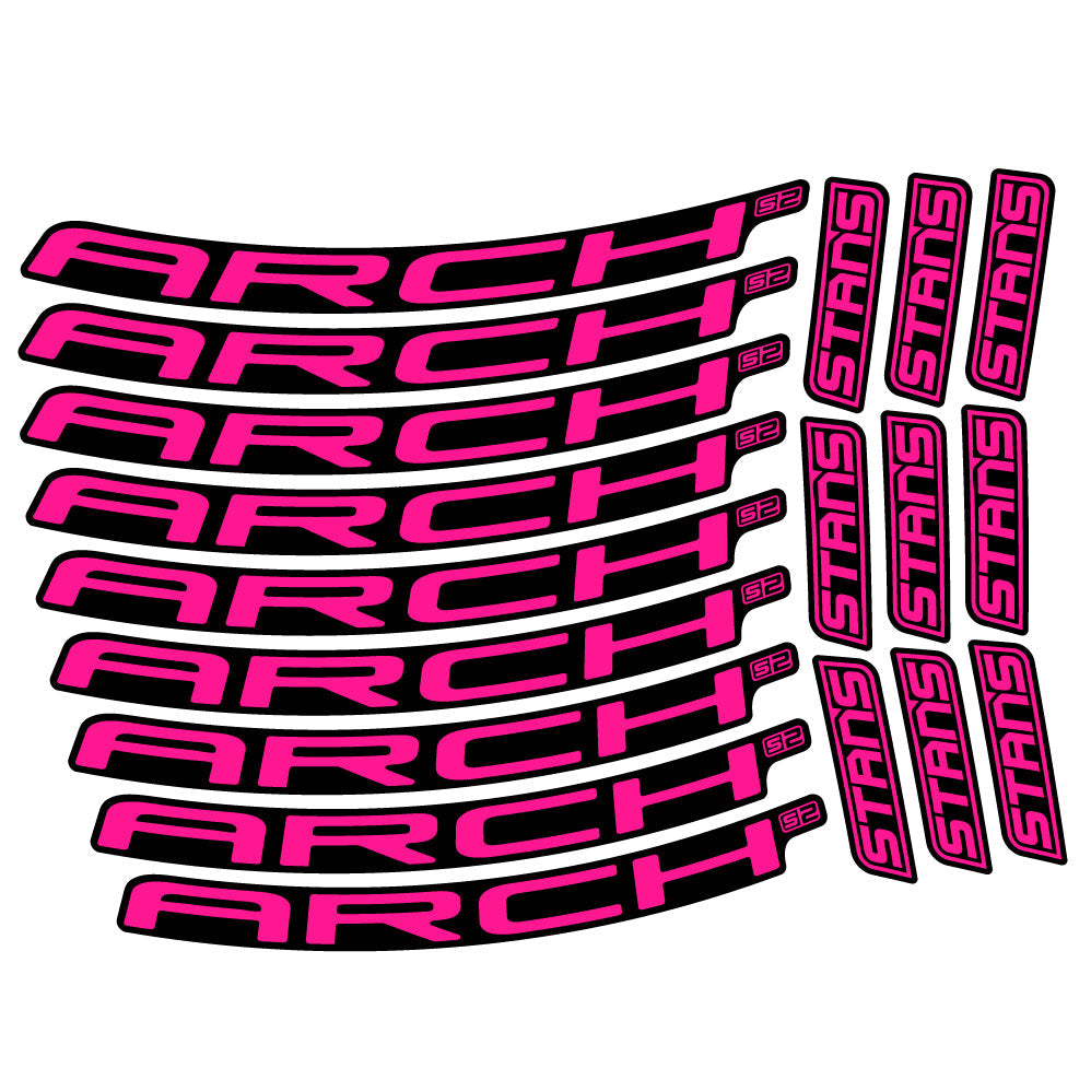 Stickers Stans Arch S2 Ver.2 compatibles Autocollants roues VTT 29"
