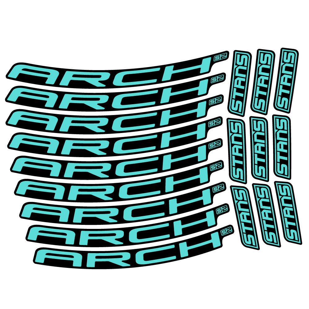 Stickers Stans Arch S2 Ver.2 compatibles Autocollants roues VTT 29"