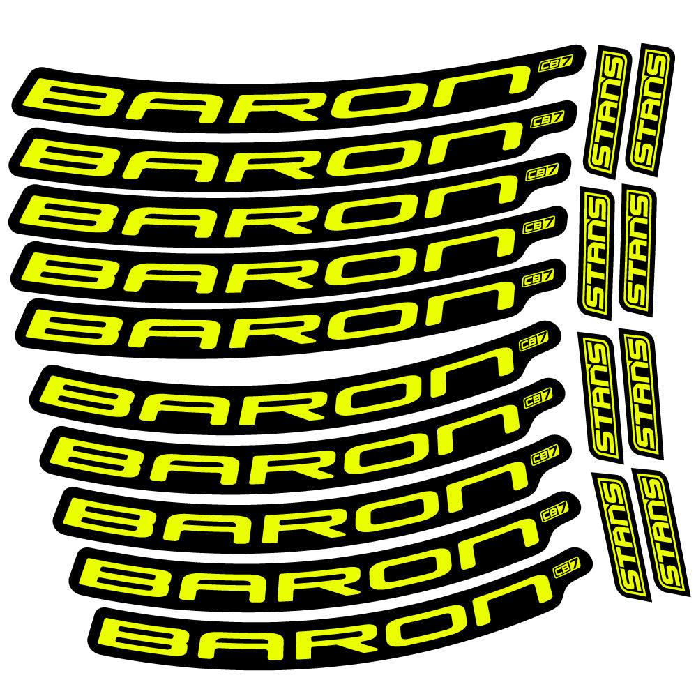 Stickers Stans Baron CB7 compatibles Autocollants roues VTT 29"