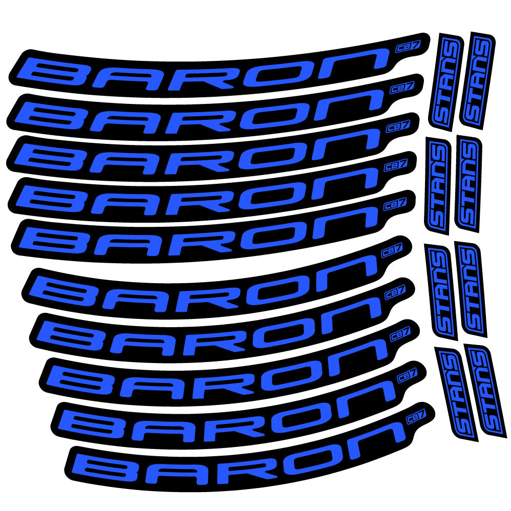 Stickers Stans Baron CB7 compatibles Autocollants roues VTT 29"