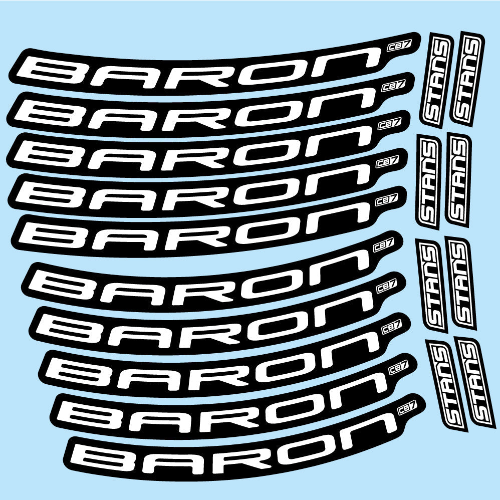 Stickers Stans Baron CB7 compatibles Autocollants roues VTT 29"