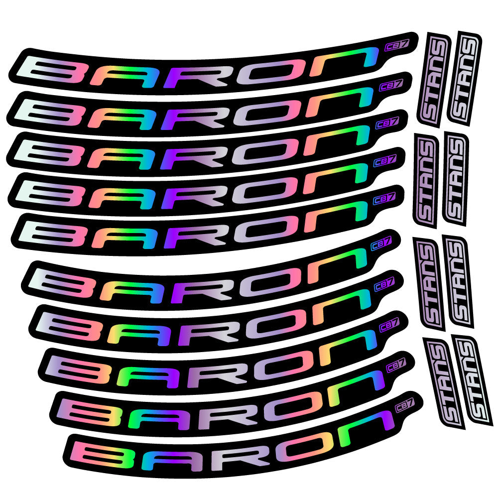 Stickers Stans Baron CB7 compatibles Autocollants roues VTT 29"