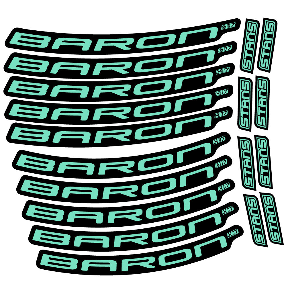 Stickers Stans Baron CB7 compatibles Autocollants roues VTT 29"