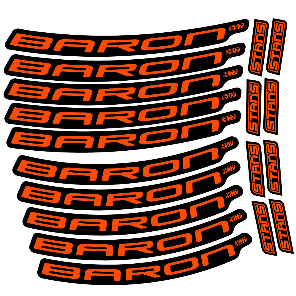 Stickers Stans Baron CB7 compatibles Autocollants roues VTT 29"
