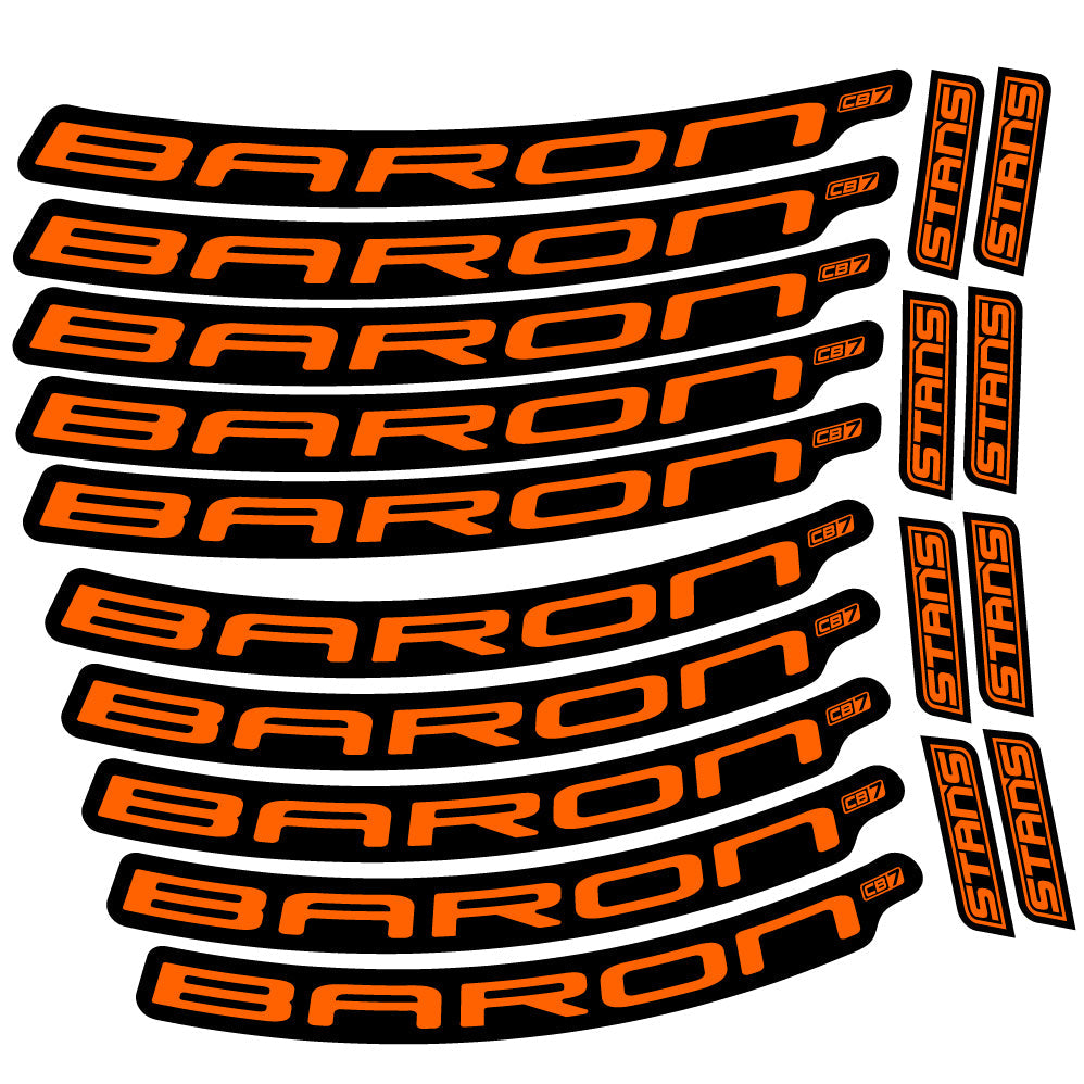 Stickers Stans Baron CB7 compatibles Autocollants roues VTT 29"