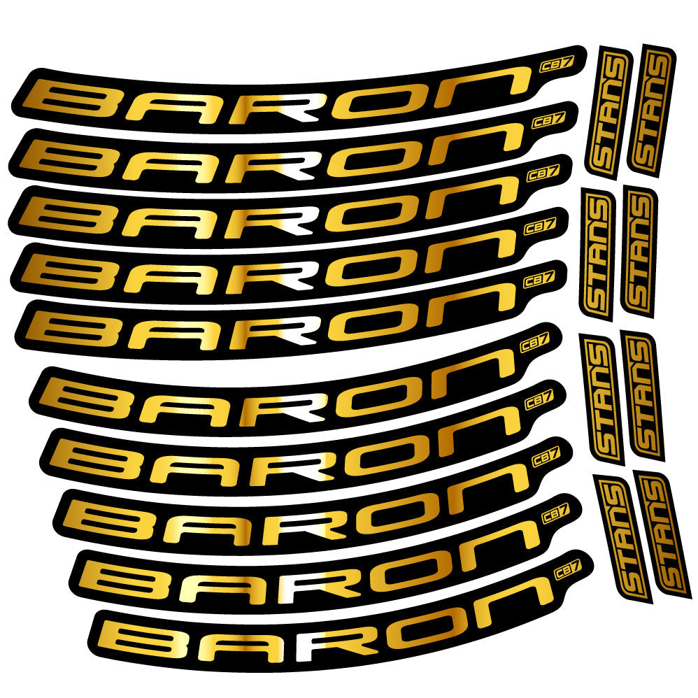 Stickers Stans Baron CB7 compatibles Autocollants roues VTT 29"