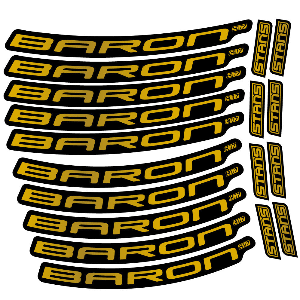 Stickers Stans Baron CB7 compatibles Autocollants roues VTT 29"